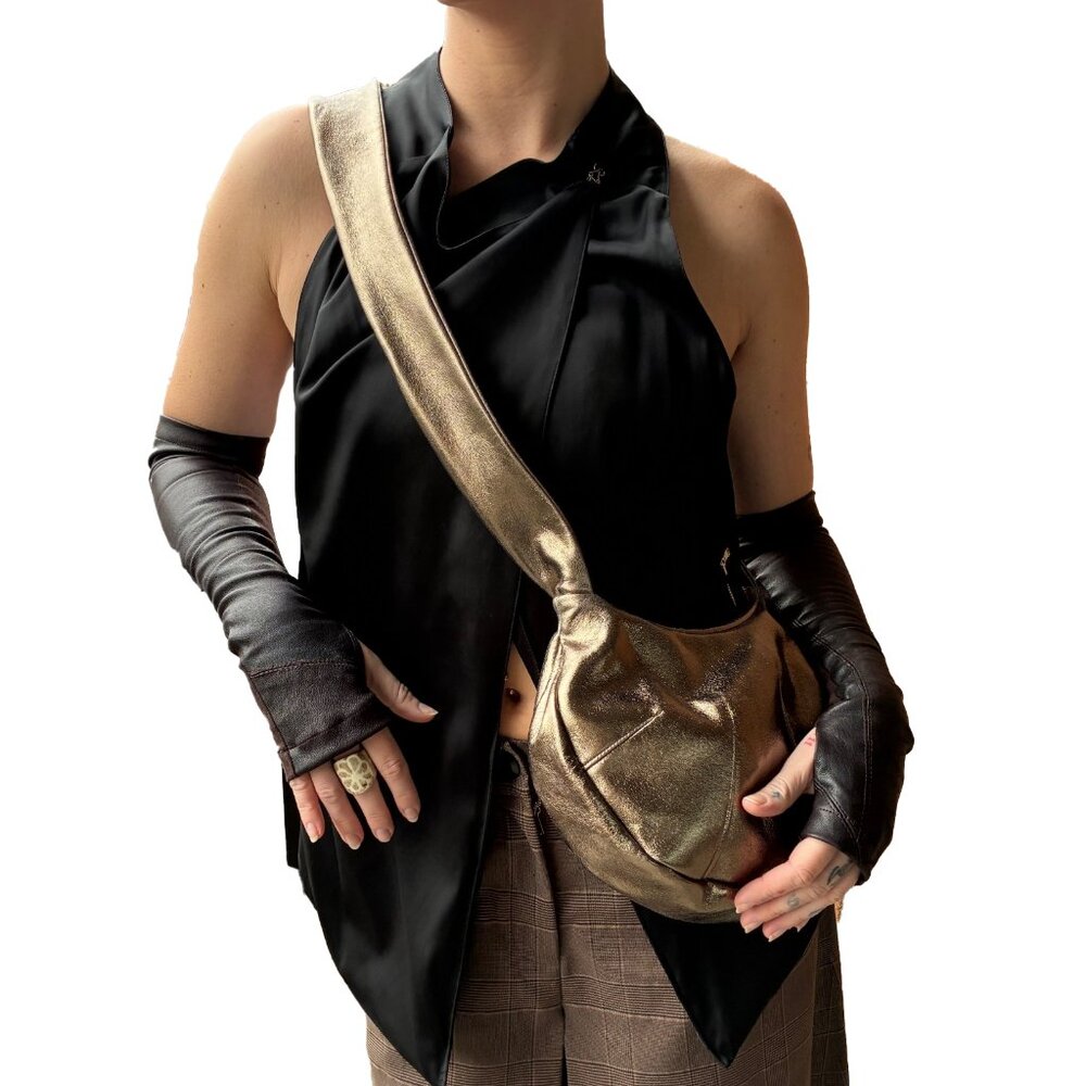 The Darted Crossbody Bag